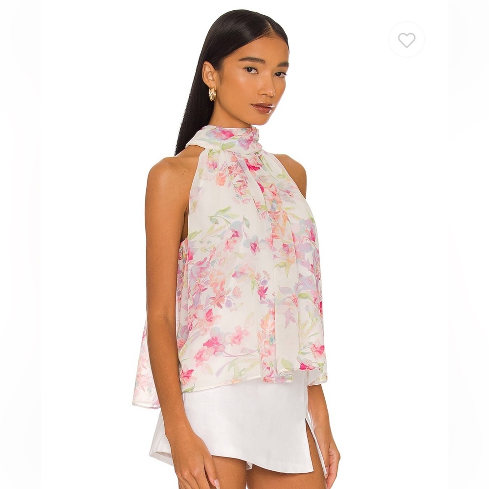 STATE Halter Neck Blouse